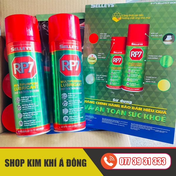 DẦU CHỐNG RỈ SÉT, BÔI TRƠN RP7 – Shop Kim Khí